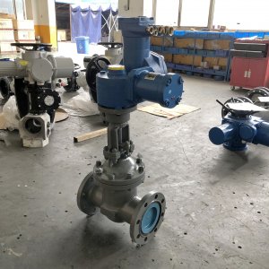 礦用電動閥門MKZ941H-40 DN150防爆（礦山、冶